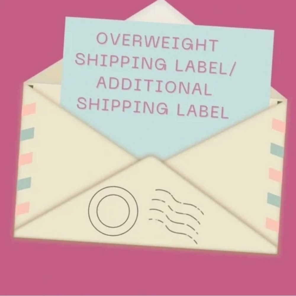 Overweight Shipping Label For Shipments Over 5 Lbs - Picture 1 of 3